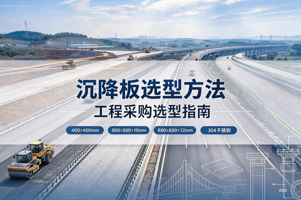 中江沉降板选择方法