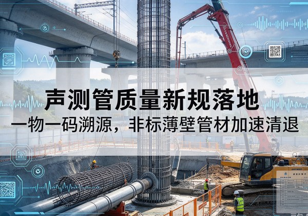 中江声测管质量新规落地，一物一码溯源，非标薄壁管材加速清退