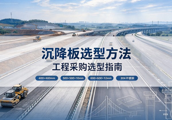 中江沉降板选择方法